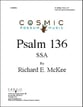 Psalm 136 SSA choral sheet music cover